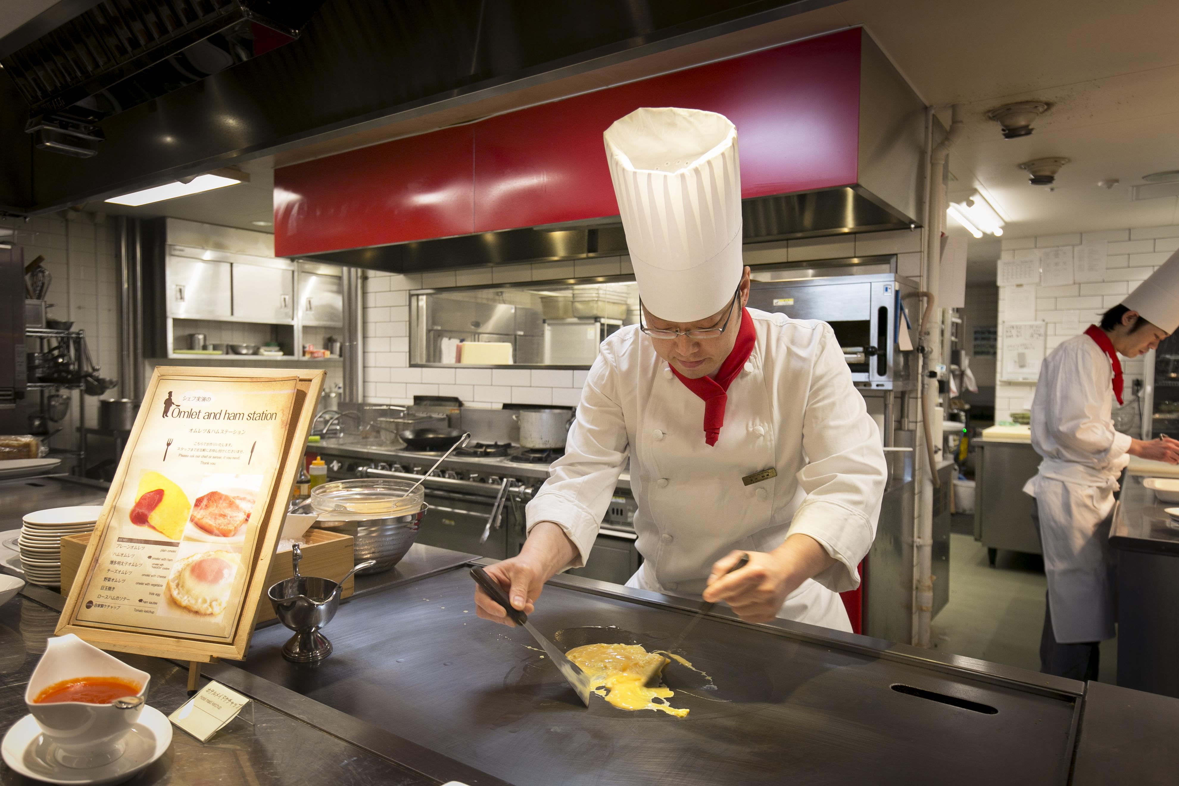 Hotel Nikko Fukuoka Fukuoka  Kültér fotó A chef at work